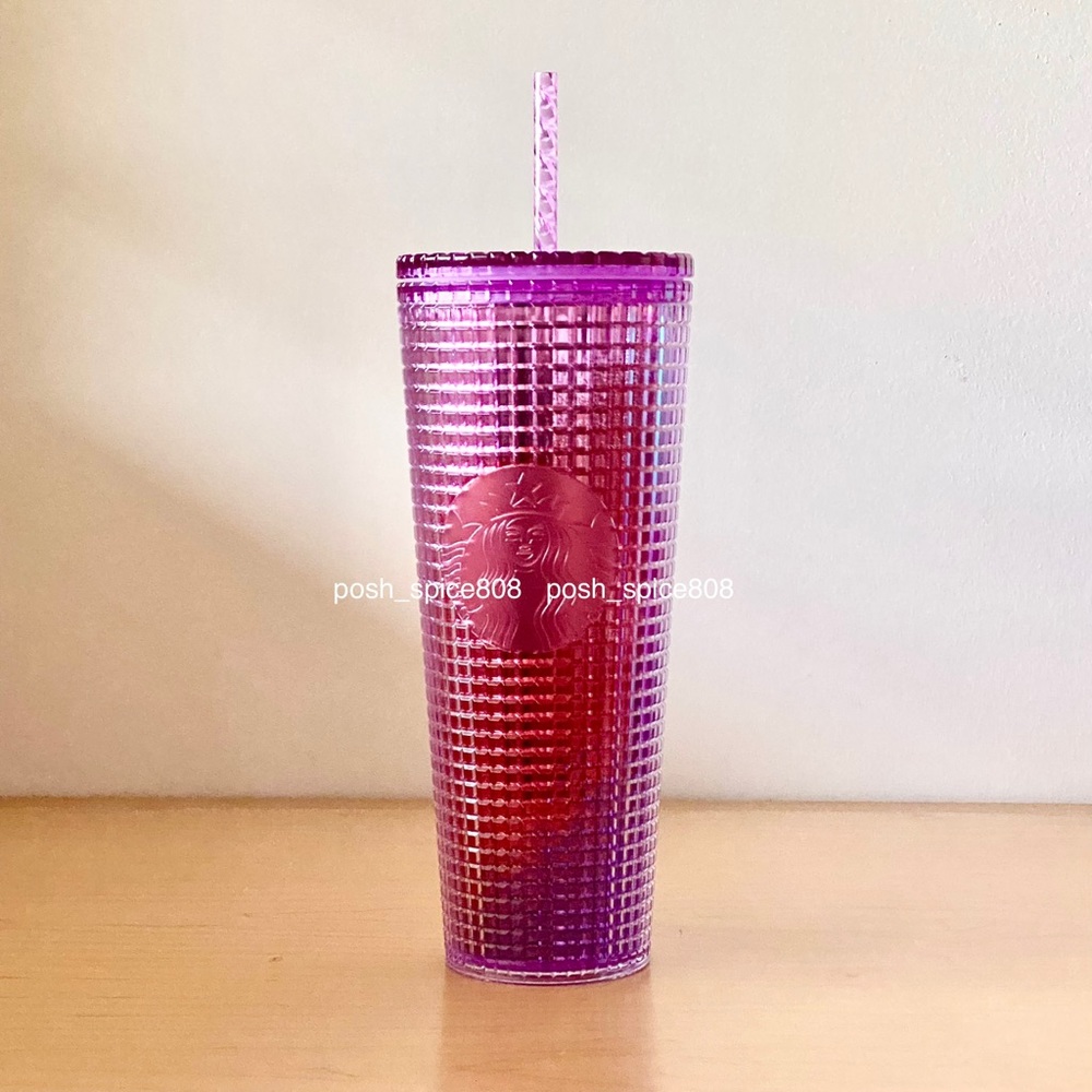 LAST ONE! STARBUCKS Purple Grid Tumbler